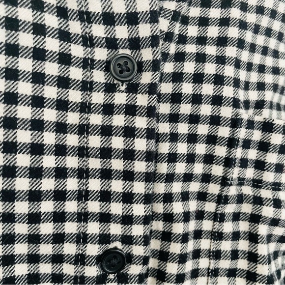 Unbranded Black White Gingham Button Down Cotton Shacket - Picture 5 of 12